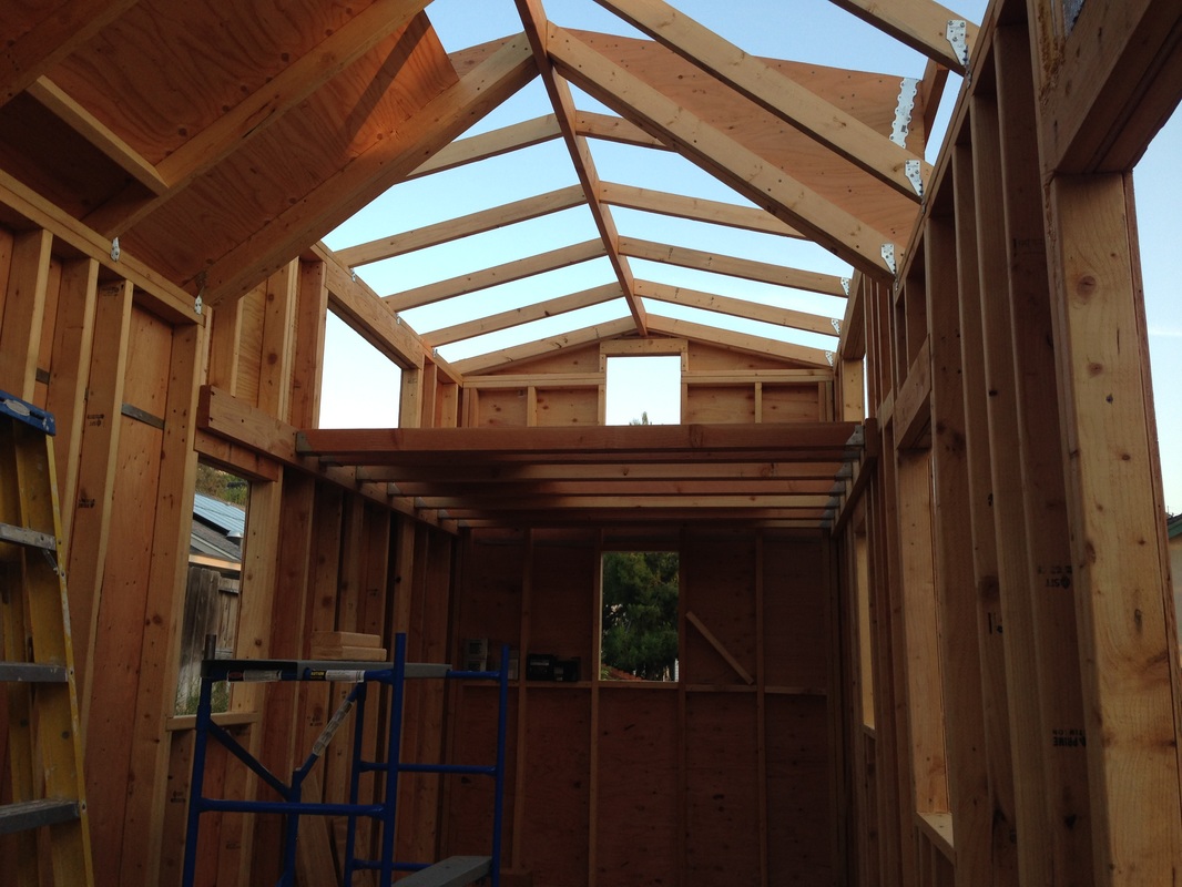 roof framing - the eddy hajas tiny house experience